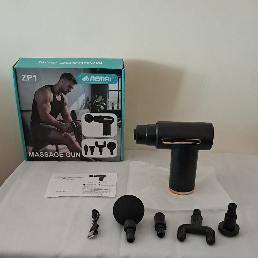 ZP1 Black Percussion Massage Gun